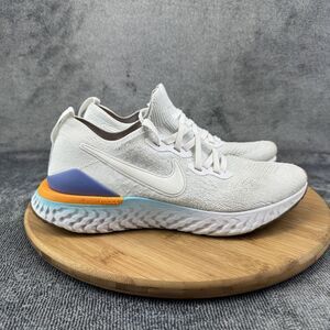 Nike Epic React Flyknit 2 Running Shoes Womens 9 White BQ8927-104 Sneakers